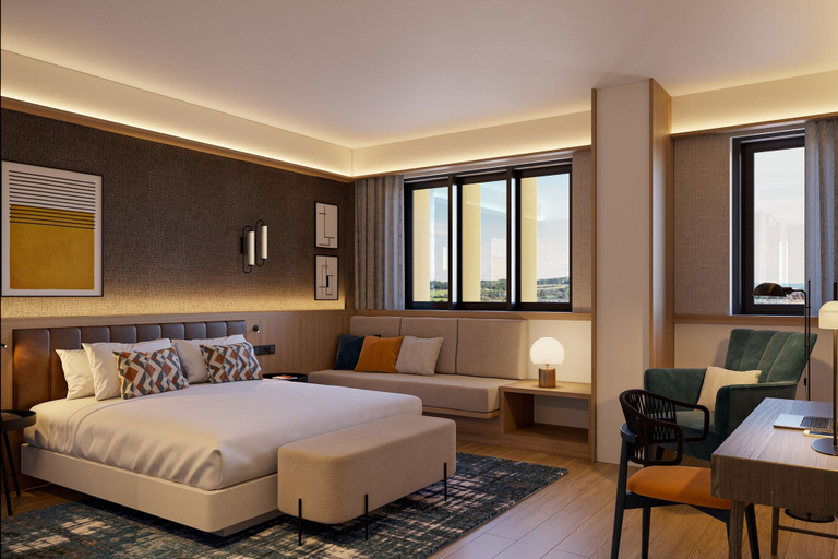 Bedroom 3, Four Points by Sheraton Barcelona Airport, Barcelona