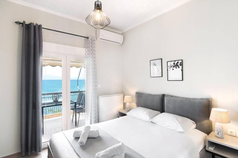 Bedroom 2, Endless sea view house, Central Macedonia