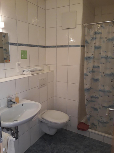 Bathroom, Rhoner Landhotel Haus zur Wasserkuppe, Fulda