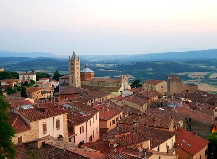 Aerial view 5, 1 in the Detached Benefei Country House, Grosseto
