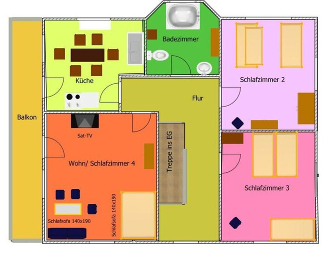 Floor plan 3, Holzhaus am See, Dahme-Spreewald