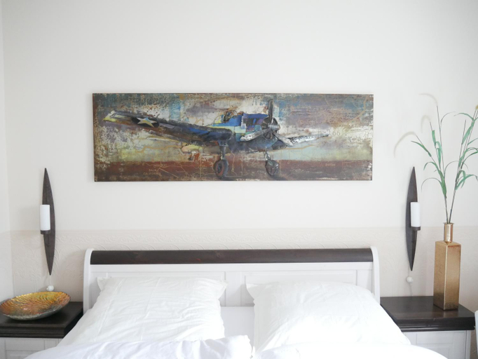 Bedroom 2, Ferienzimmer Weltenbummler,Rheinsberg, Ostprignitz-Ruppin