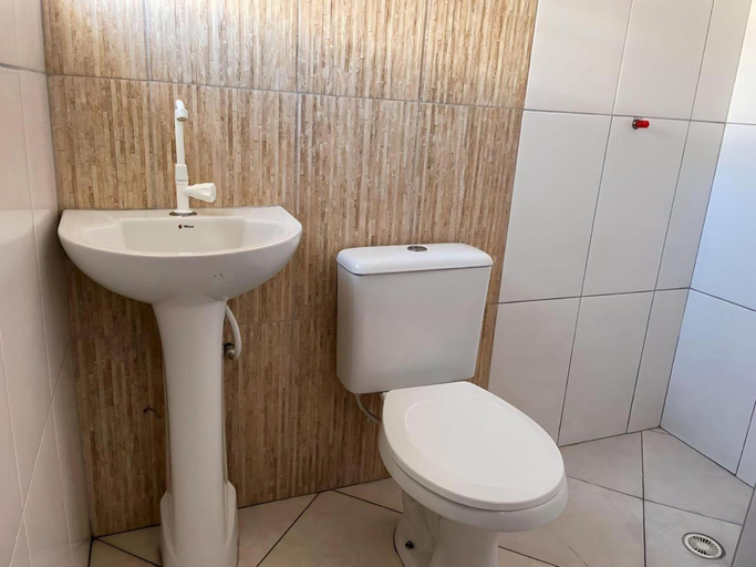 Bathroom, HOSPEDARIA PLAZA Hotel, Santo André