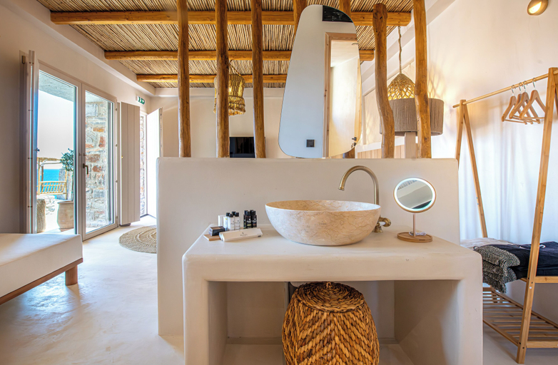 Bathroom 4, Bohemian Kea Beach Club Resort, South Aegean