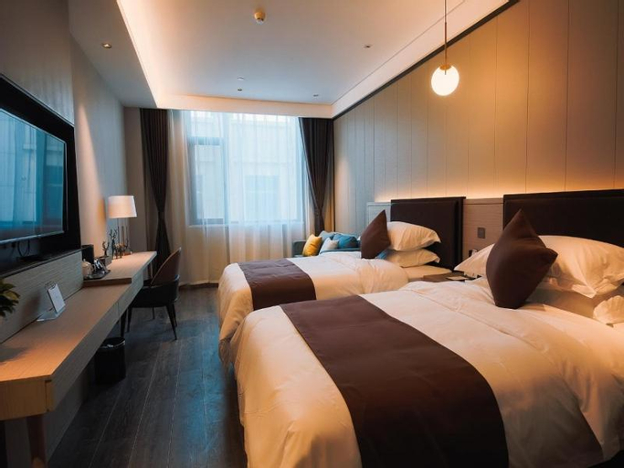 Bedroom 5, Gya Hotel Linyi Lanshan District Hailian International Plaza, Linyi