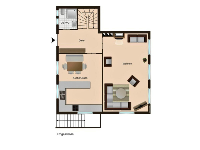Floor plan 2, Westerheide Modern Retreat, Nordfriesland