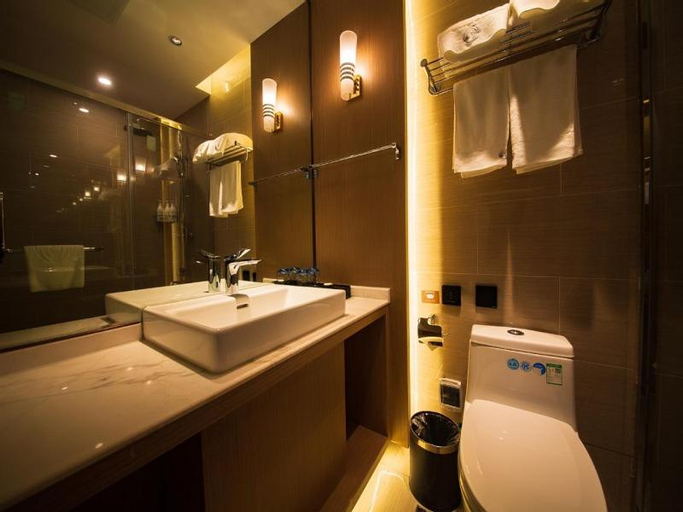 Bedroom 2, Gya Hotel Linyi Lanshan District Hailian International Plaza, Linyi