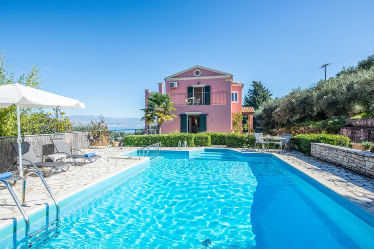 Exterior view 3, Villa Lenio Perithia Loutses, Ionian Islands