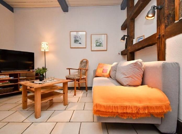 Living area, at the Organic Farm Angus-hof, Plön