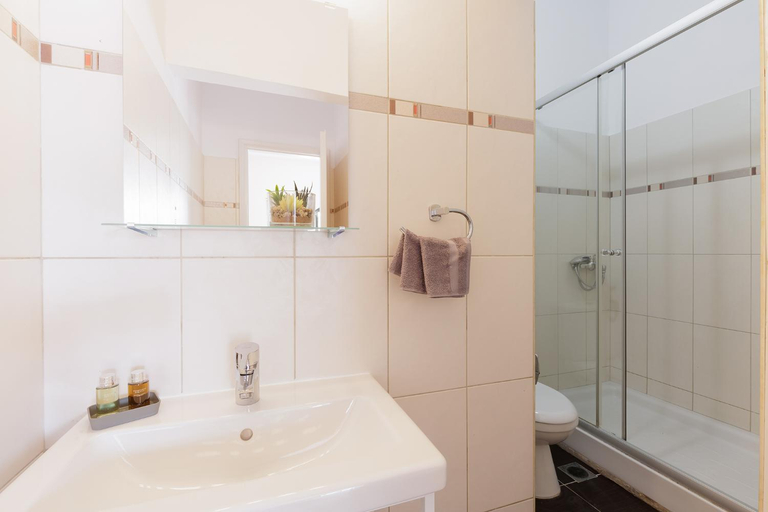 Bathroom 2, Seaside Ipsos Apartment by Konnect, Ionian Islands