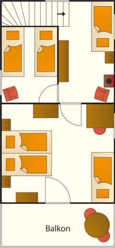 Floor plan 2, Appealing Apartment in Motten, Bad Kissingen
