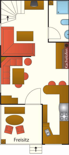 Floor plan 4, Appealing Apartment in Motten, Bad Kissingen