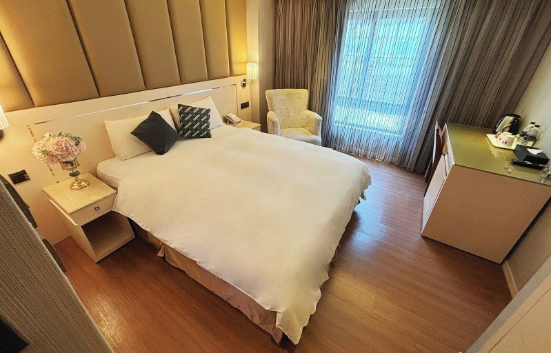 Bedroom 2, Hope City Minsheng Hotel, Taipei City