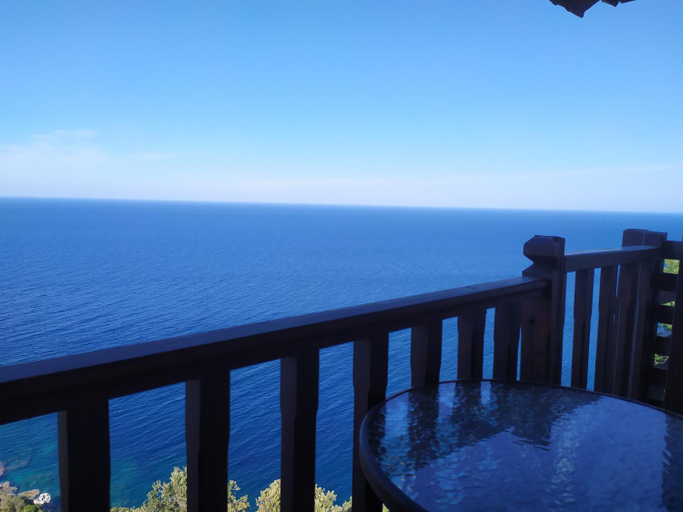 Balcony/terrace 4, Triple studio room in Mylopotamos Beach, Thessaly