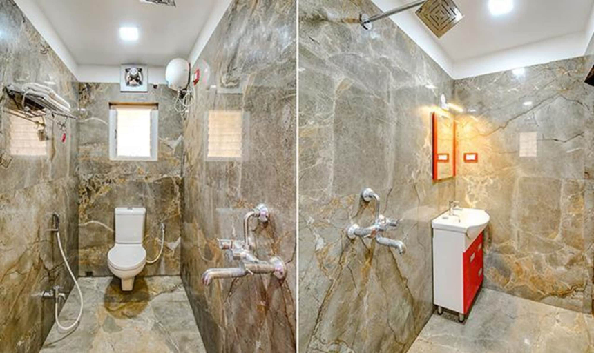 Bathroom 3, FabHotel The Crown Comforts, North 24 Parganas