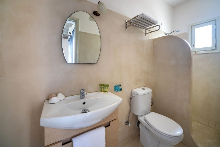 Bathroom 5, Olia Hotel, South Aegean