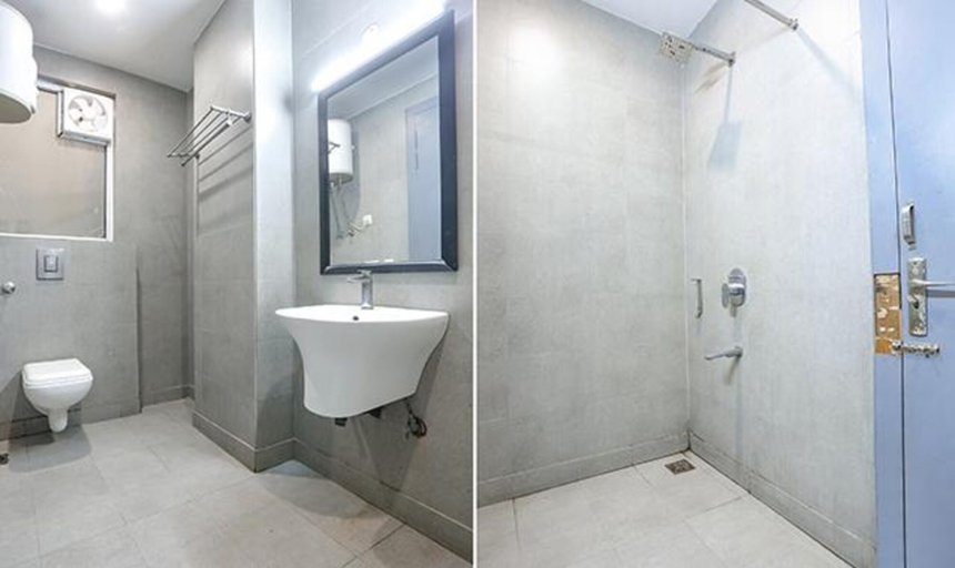 Bathroom 2, Fabhotel Sky Land, Delhi