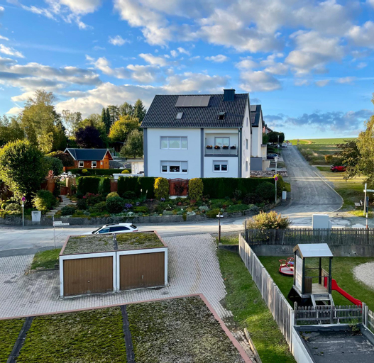 Villa Sonnenschein im Zentrum Bad Stebens nahe der Therme, Hof