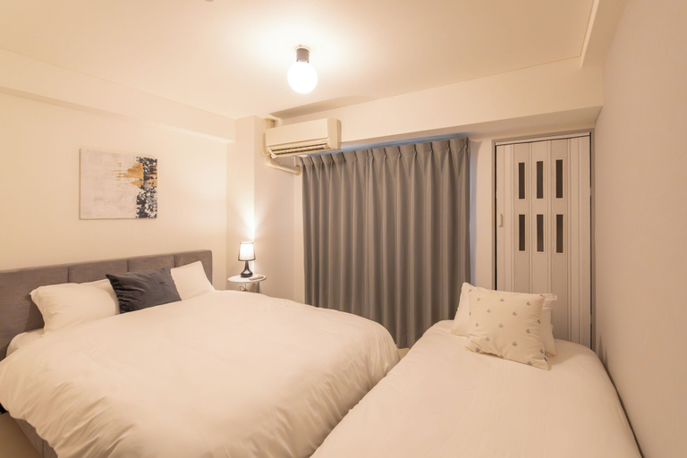 Bedroom 3, Dotonbori East Residence Haru, Osaka