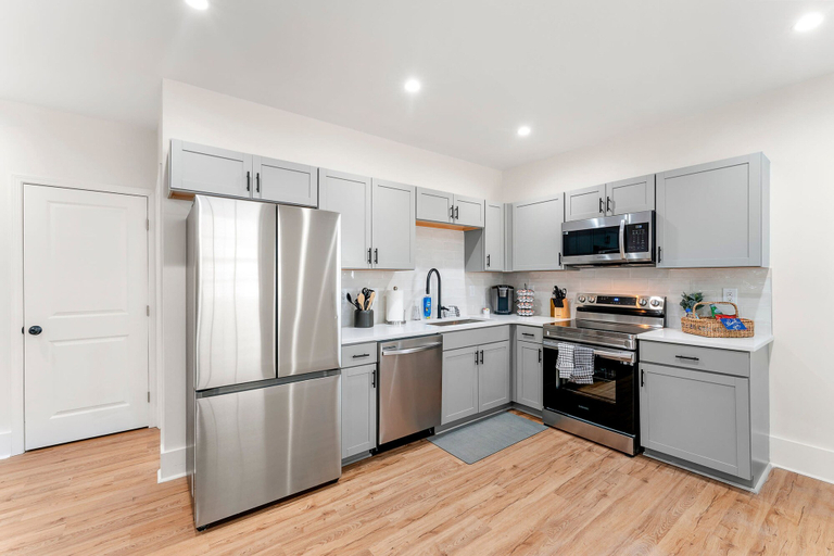 Private kitchen, Peaceful Modern Historic Norcross Home, Gwinnett