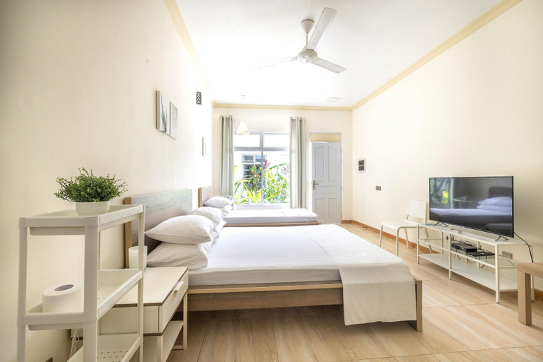 Bedroom 3, Three Hearts Guesthouse, Baa Atoll
