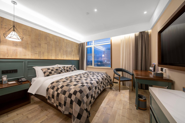 Bedroom 3, MEHOOD Hotel Jinan Quancheng Square Baotu Spring, Jinan