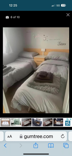 Bedroom, Skegness Seaside Retreat - 2 Bed Apartment, Lincolnshire