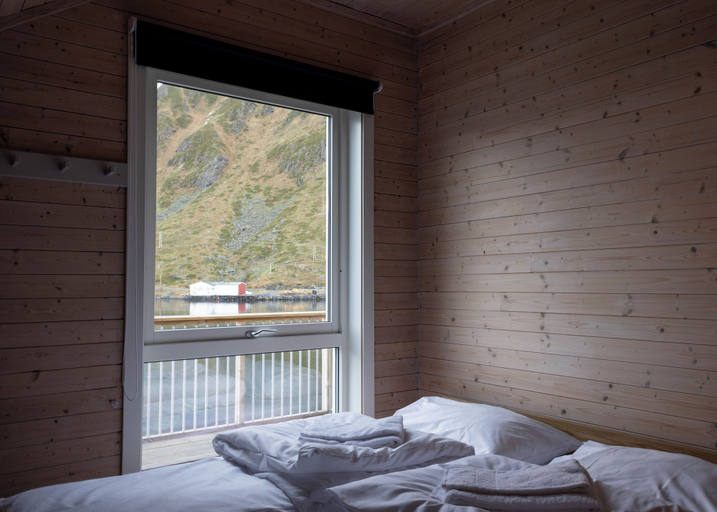 Bedroom 2, Hemmingodden Lodge, Vestvågøy