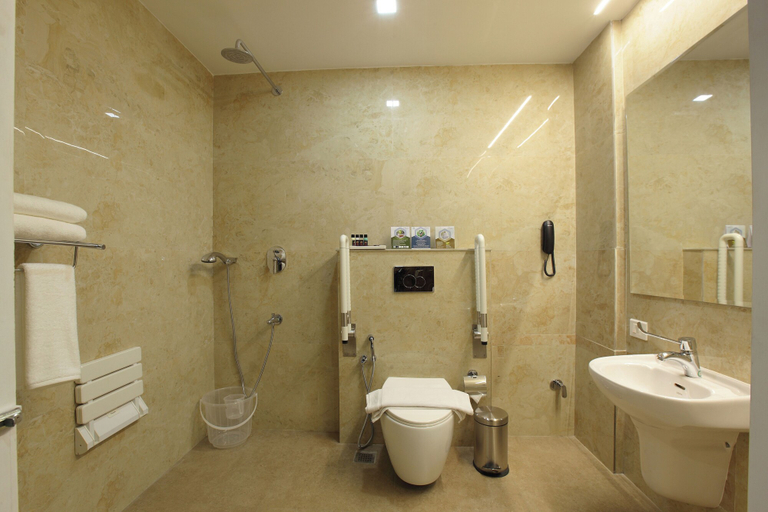 Bathroom 5, Hotel Indraprastha Kozhencherry, Pathanamthitta