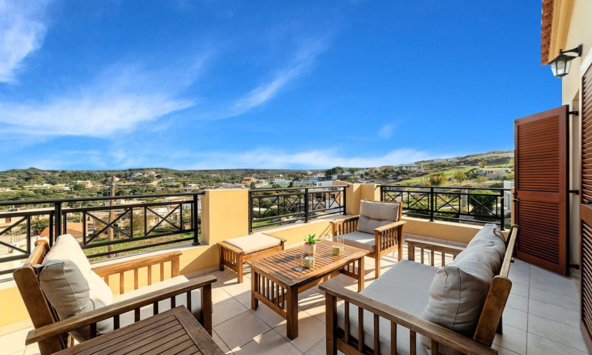 Balcony/terrace 2, Althea Villa Private Pool, Crete