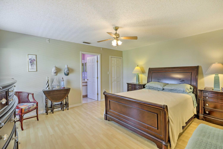 Bedroom 2, Bright Titusville Retreat w/ Lanai - WFH Friendly!, Brevard