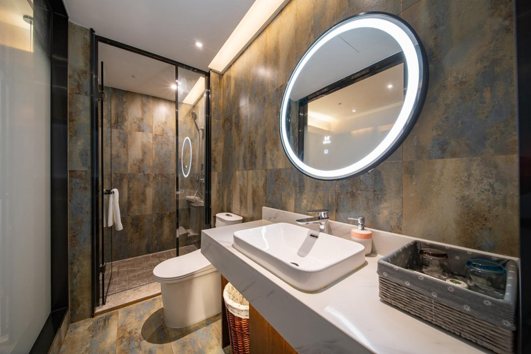 Bathroom 4, MEHOOD Hotel Jinan Quancheng Square Baotu Spring, Jinan