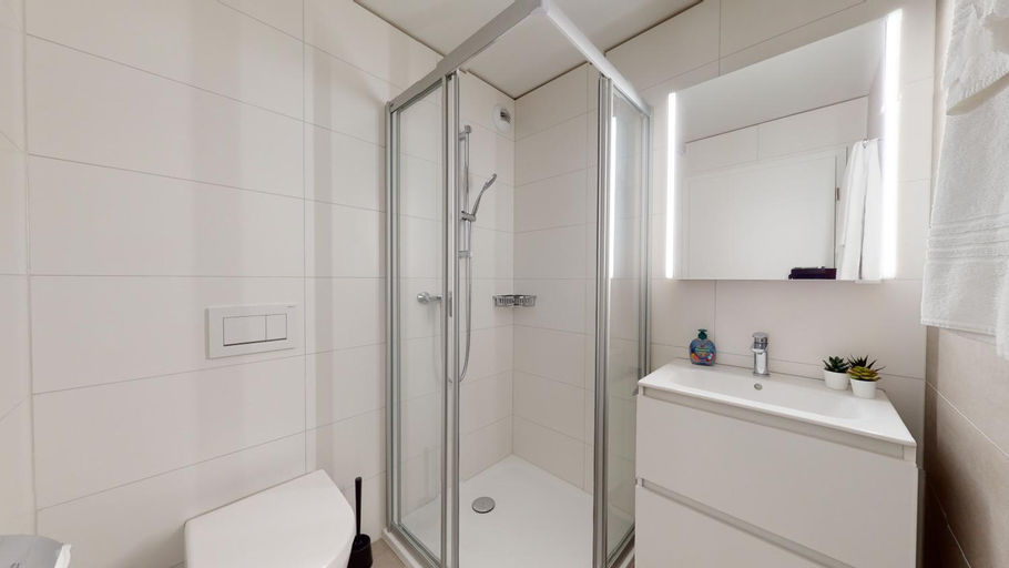 Bedroom 3, Sublime contemporary apartment in the city centre, La Chaux-de-Fonds