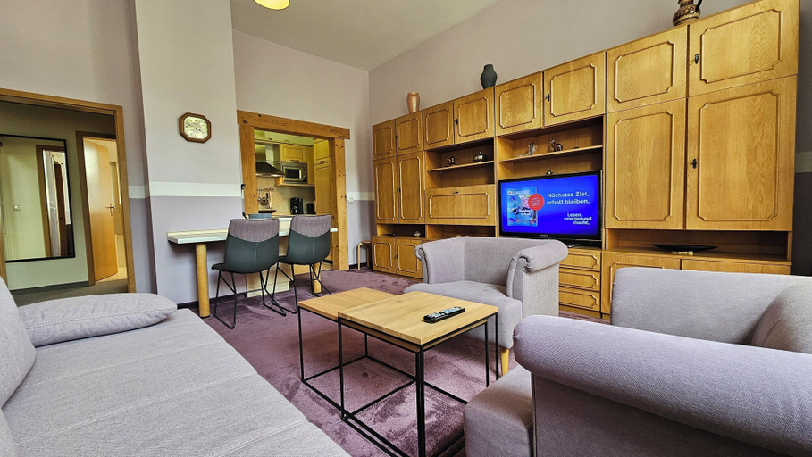 Living area 3, Pension Weiße Rose I Frühstück Parkplatz, Vogtlandkreis