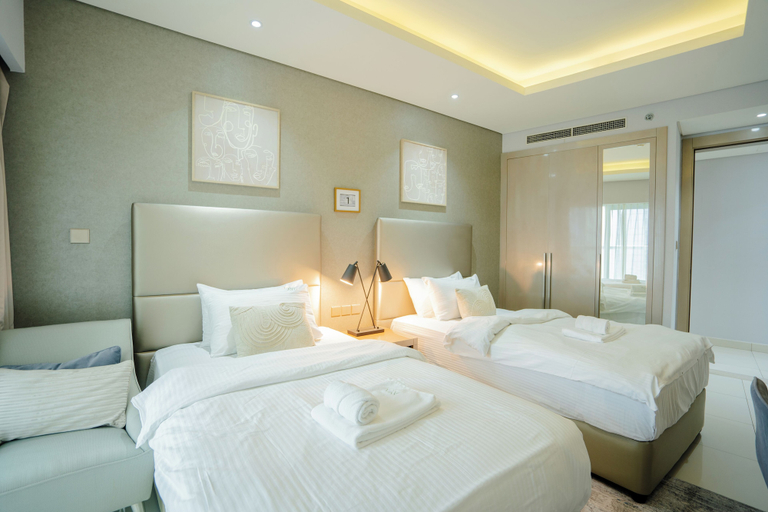 Bedroom 3, Aya - Two Bedroom Retreat at Damac Towers Paramount, Dubai