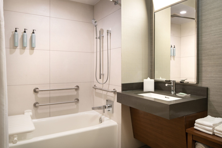Bathroom 4, Courtyard San Francisco Airport Burlingame, San Mateo