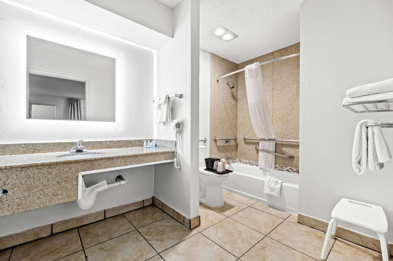 Bathroom 4, Quality Inn Plainview, Hale