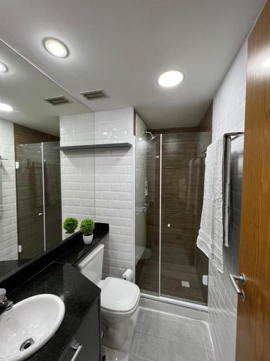 Bathroom, Suite hotel Aeroporto Congonhas UH-803, São Paulo