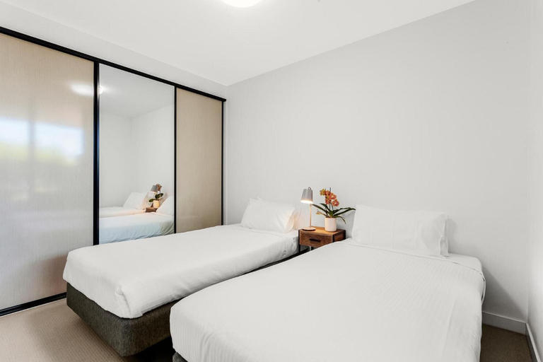 Bedroom 3, Clayton Serviced Apartments, Melbourne