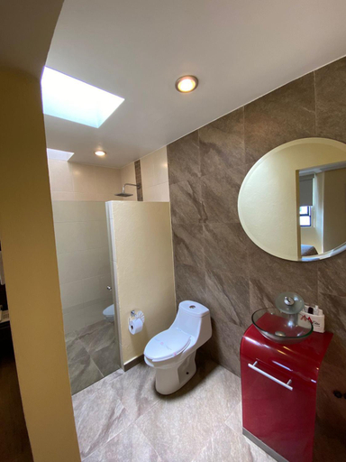 Bathroom, HOTEL M ELITE ROJO, Mexico City