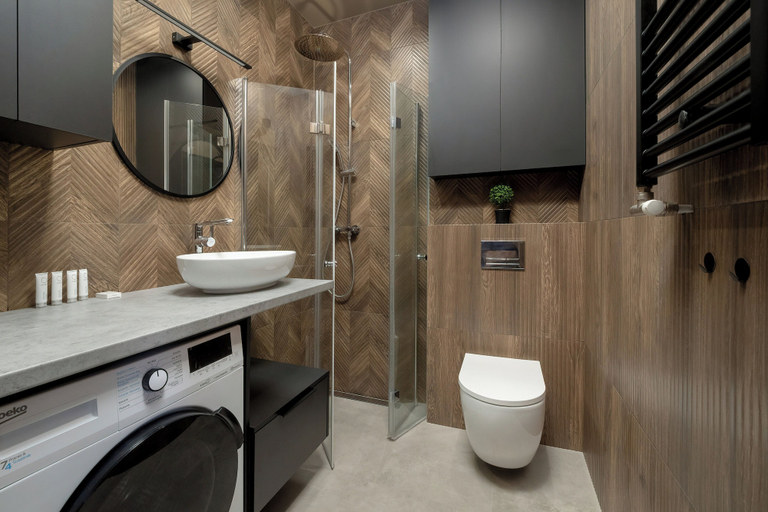 Bathroom, Cozy Studio in Łódź by Renters, Łódź