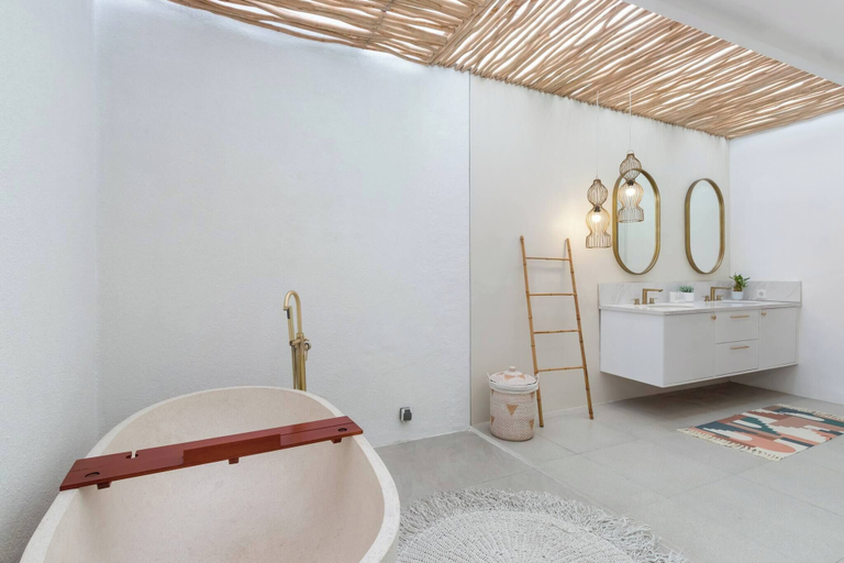 Bedroom 3, Luxurious Mediterranean Villa In Canggu Oasis, Badung