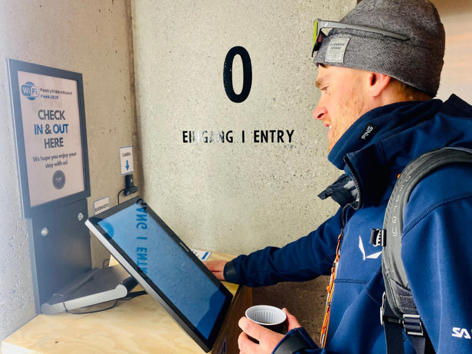 Public Area 3, Peaky Riders Self Check-in Hotel, Visp