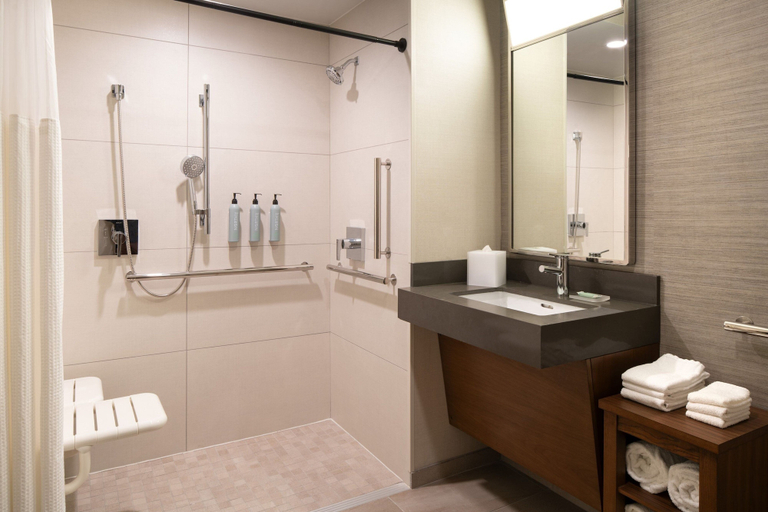 Bathroom 4, Courtyard San Francisco Airport Burlingame, San Mateo