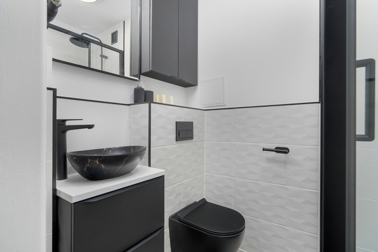 Bathroom 4, Poznan Apartment By the Park by Renters, Poznań City