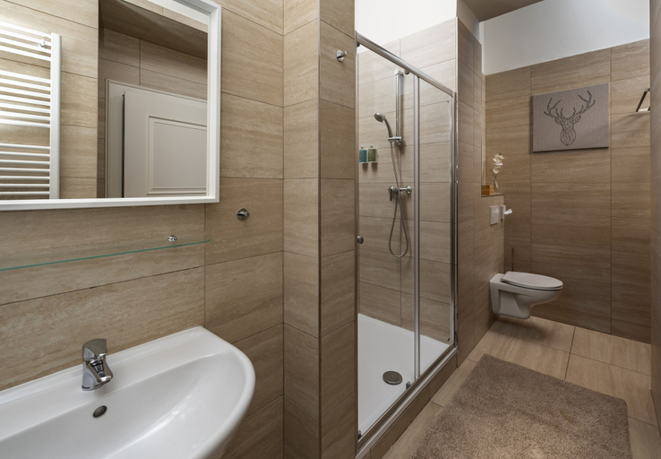 Bathroom 3, Unesco Prague Apartments, Praha 1