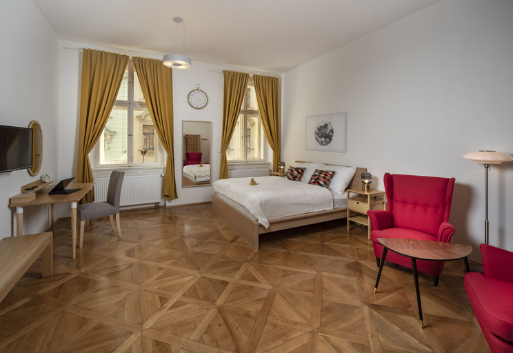 Bedroom 2, Unesco Prague Apartments, Praha 1
