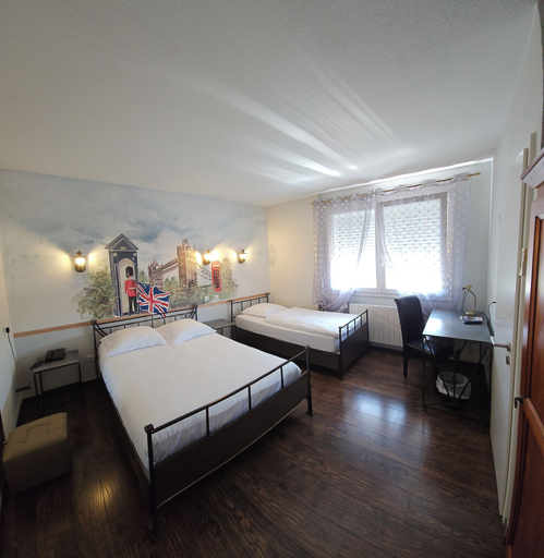 Bedroom 2, Hôtel Champ Alsace Aerodrome, Bas-Rhin