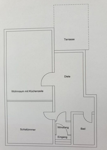 Floor plan, Holiday Apartment Auszeit, Goslar