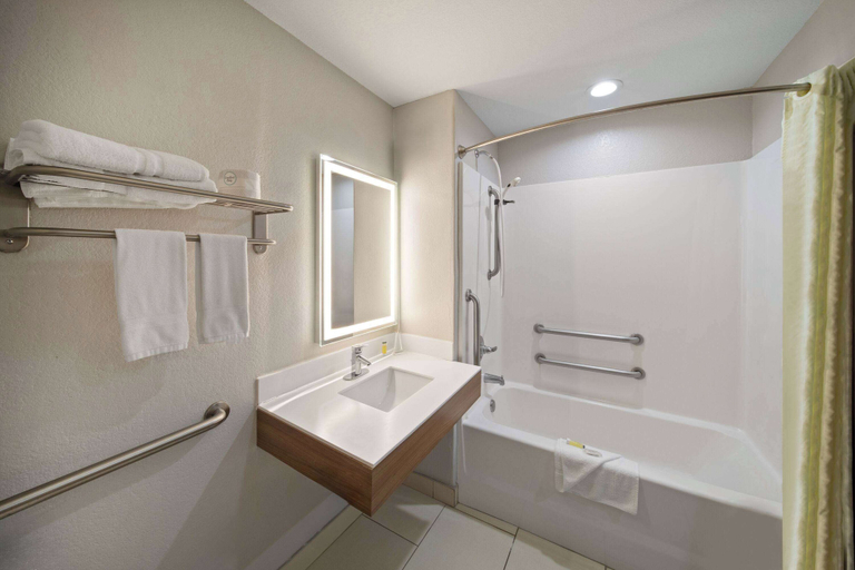 Bathroom 4, Microtel Inn & Suites by Wyndham Buda Austin South, Hays